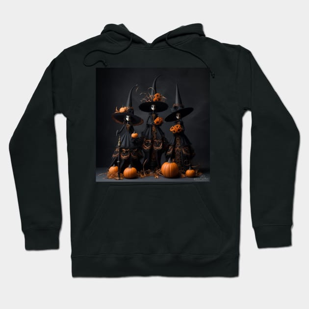 Happy halloween witches Hoodie by NumberOneEverything